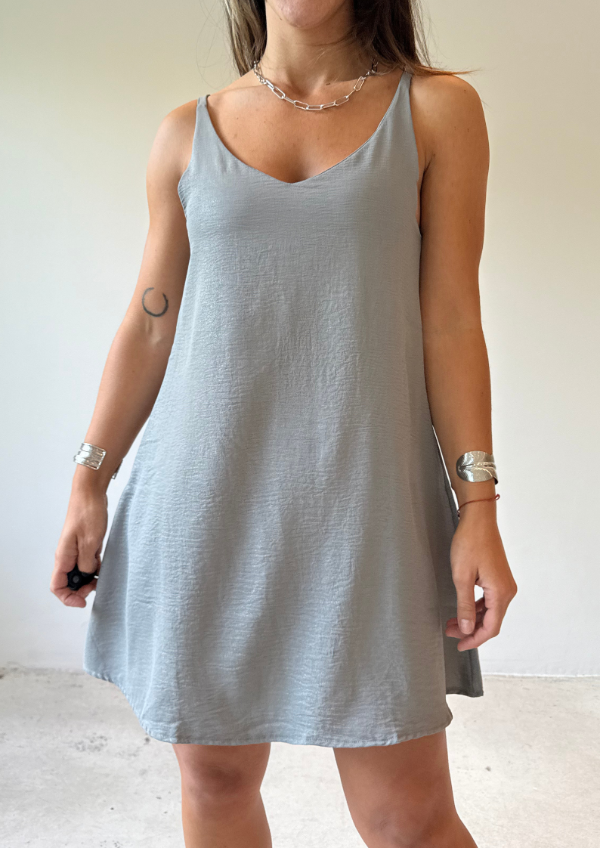 Producto - Vestido MARBELLA - Gris oscuro