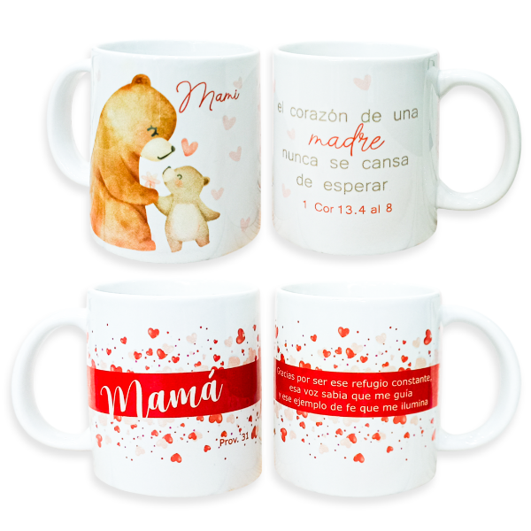 Producto - Taza Mug De Loza GM En Caja (DÍA DE LA MADRE) - (PACK X3 UNIDADES)