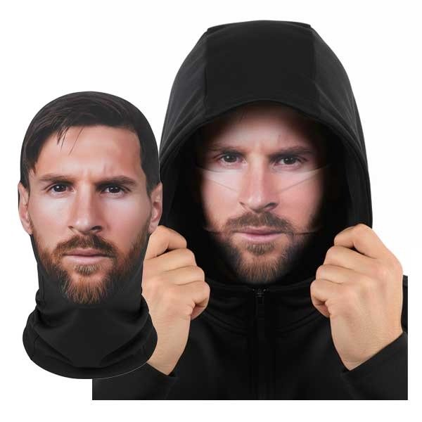 Producto - Máscara Realista Tela Futbol Messi - Regalo Orignal - Disfraz