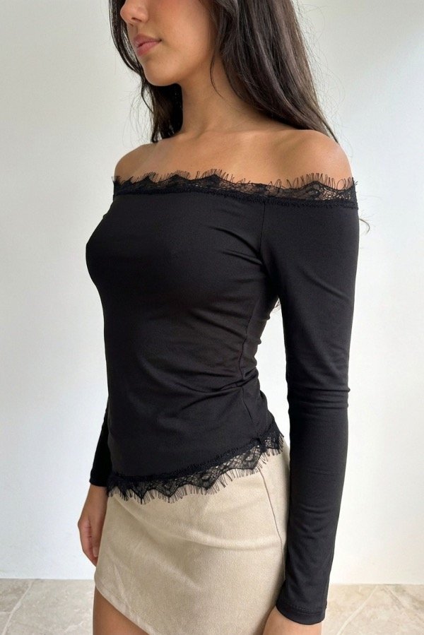 Producto - TOP FLORE NEGRO - 0