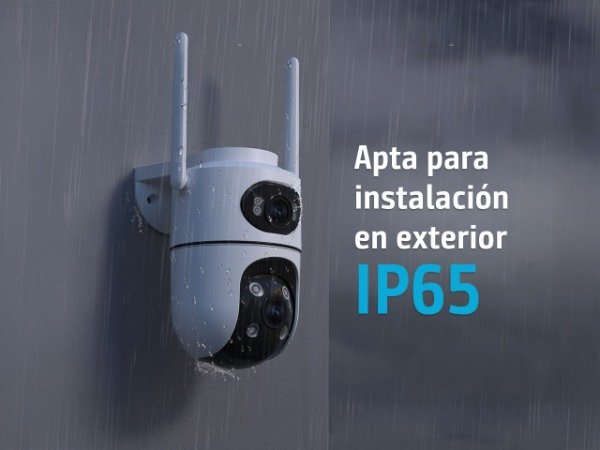 Producto - Camara De Seguridad IP WiFi Exterior Nisuta NSIC633 Doble Lente 3MP+3MP - 2