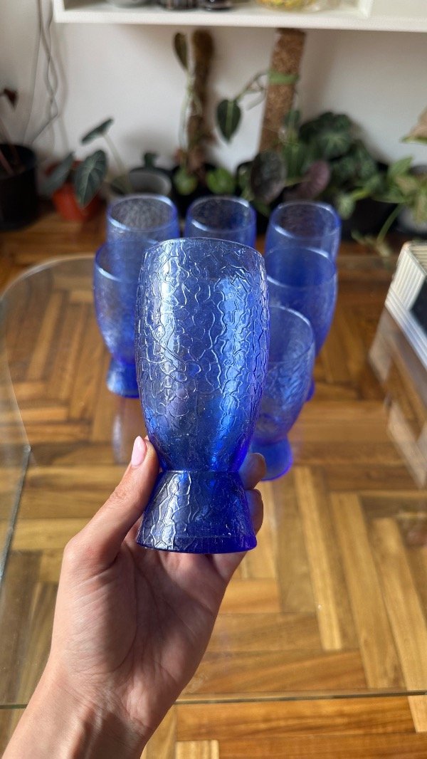 Producto - Juego de vasos azules