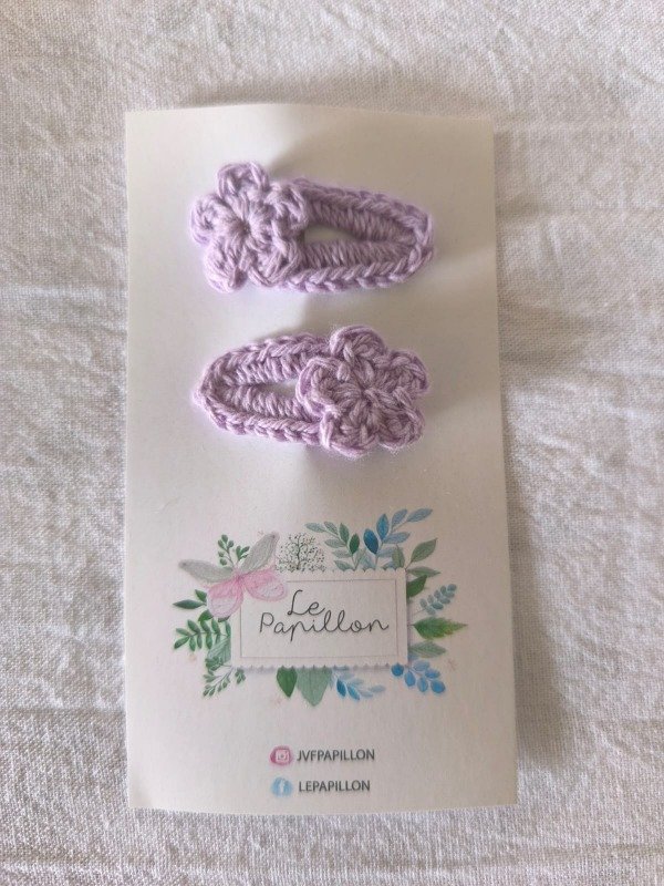 Producto - Hebillas lilas
