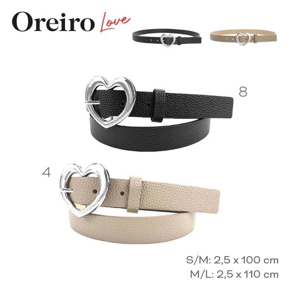 Producto - Cinto Oreiro Love Corazón Negro