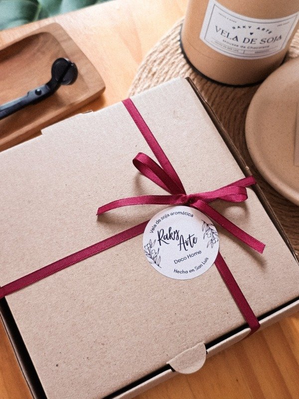 Producto - Box Aromático: Hornito de Cerámica + Bombones Aromáticos + Tarjeta Dedicatoria - 1