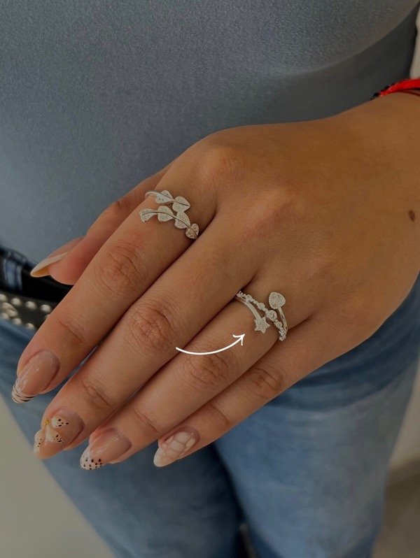 Producto - Anillo corazon y estrella cubic