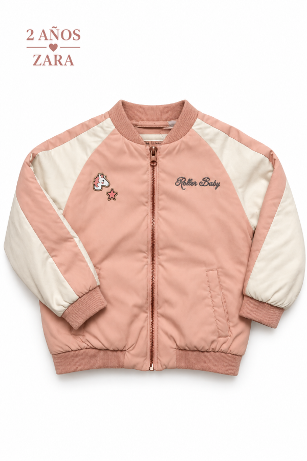 Producto - Campera rosa bomber Zara - 0