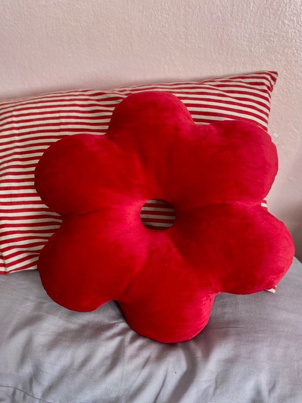 Producto - Almohadón FLOR - ROJO