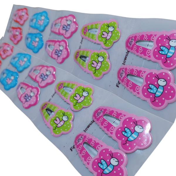 Producto - Hebillas Tic Tac flor con Abejitas Para Niñas - 2