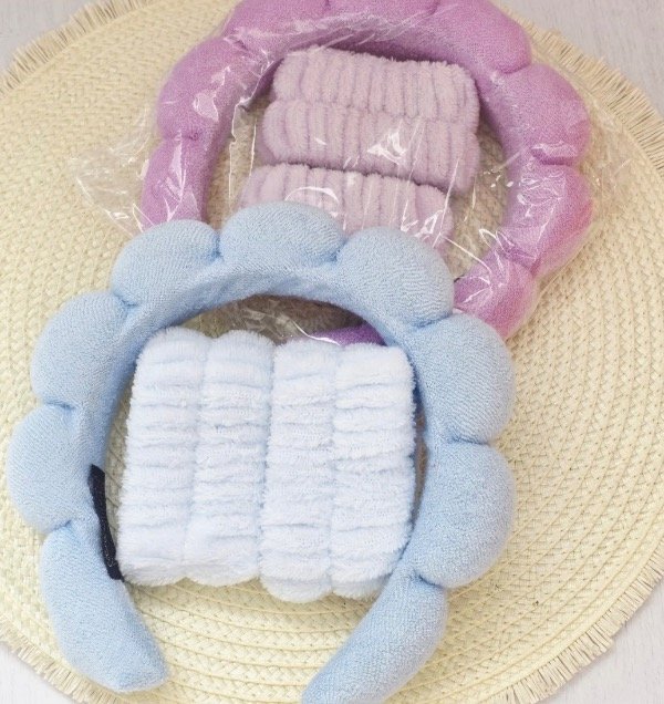 Producto - VINCHA DESMAQUILLANTE + 2 MUÑEQUERAS