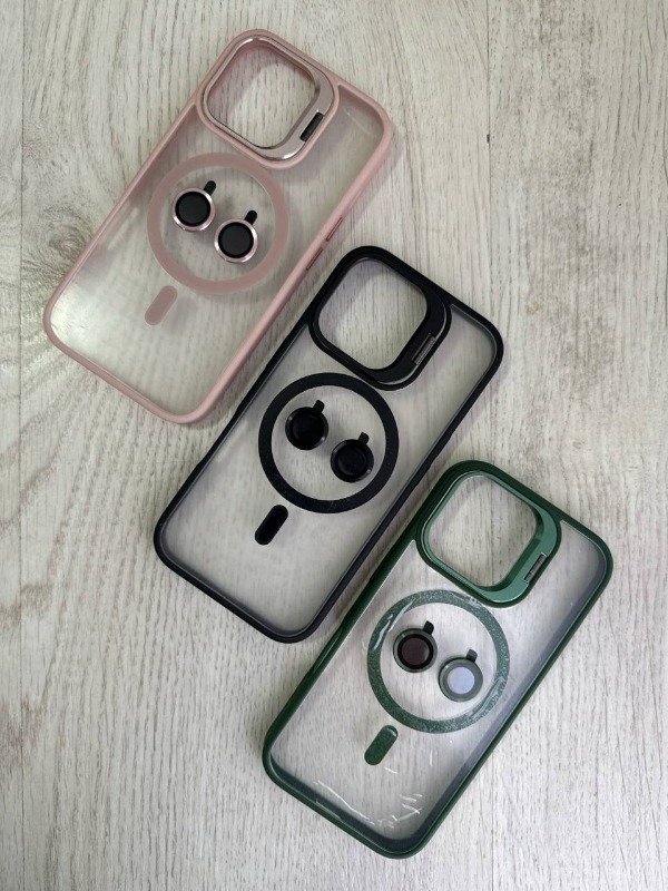 Producto - FUNDA CROMADA MAGSAFE STAND IPHONE 16