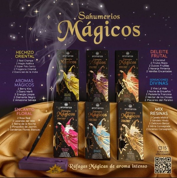 Producto - Sahumerios Aromanza Mágicos - 1