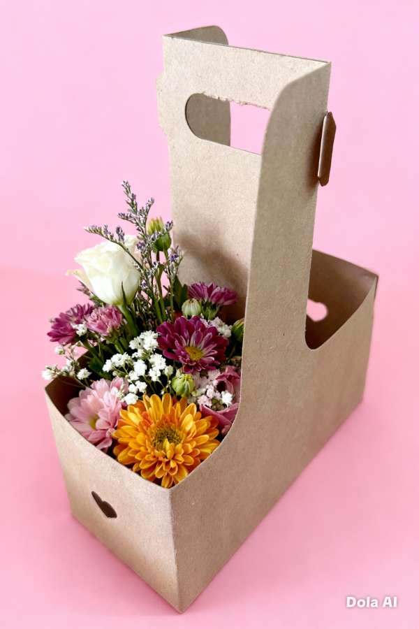 Producto - CANASTA DOBLE  KRAFT  -COD. 1588