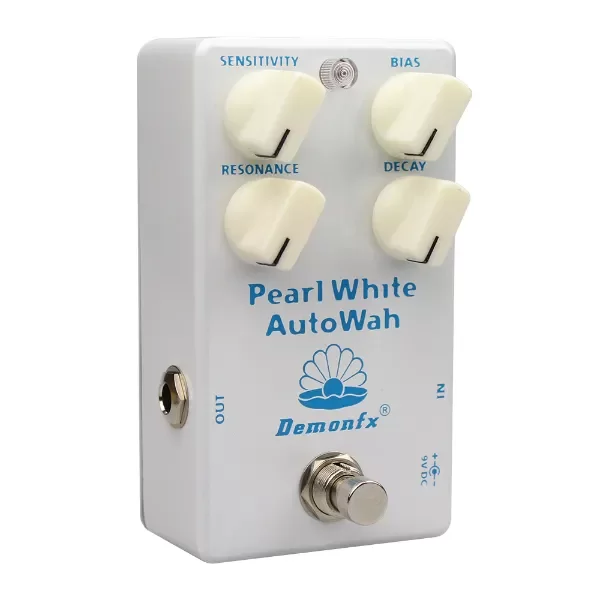 Producto - DEMON FX PEDAL PEARL WHITE AUTO WAH PARA GUITARRA - 1