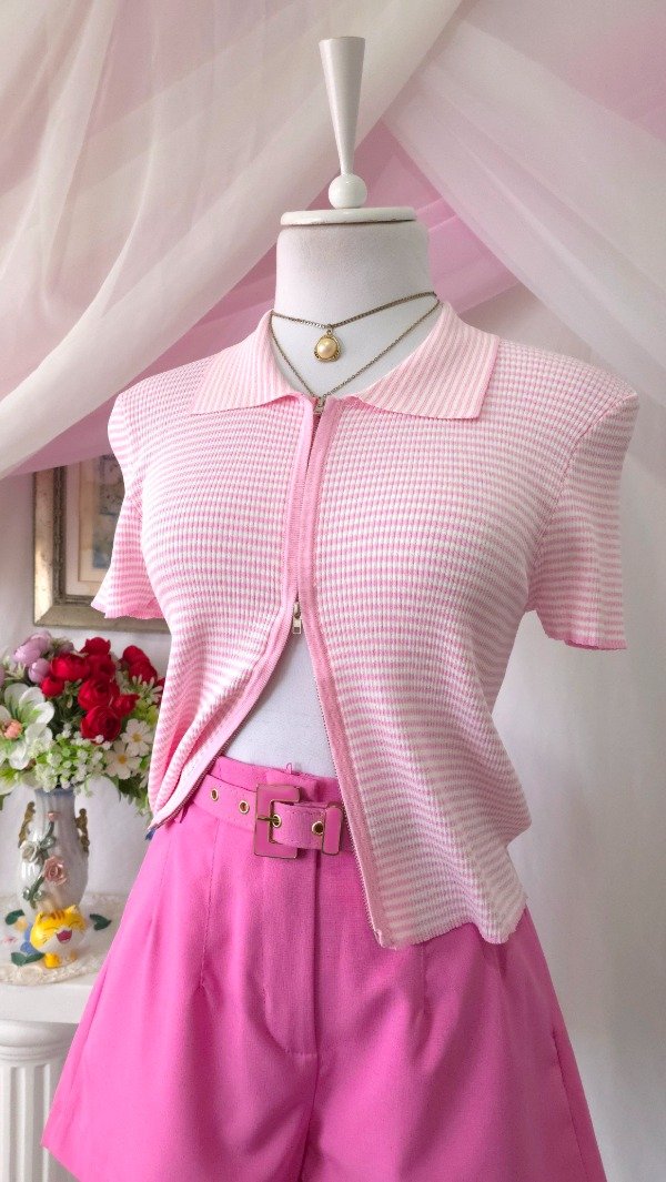 Producto - Remera de Hilo Angie Rosa! IMPORTADA NUEVA