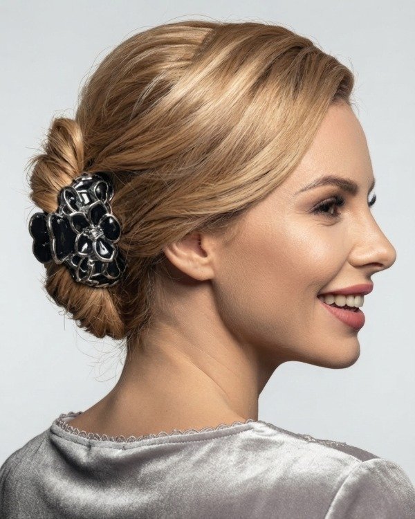 Producto - Broches Para Pelo S/metal Mujer Flor De Liz x unidad - 0