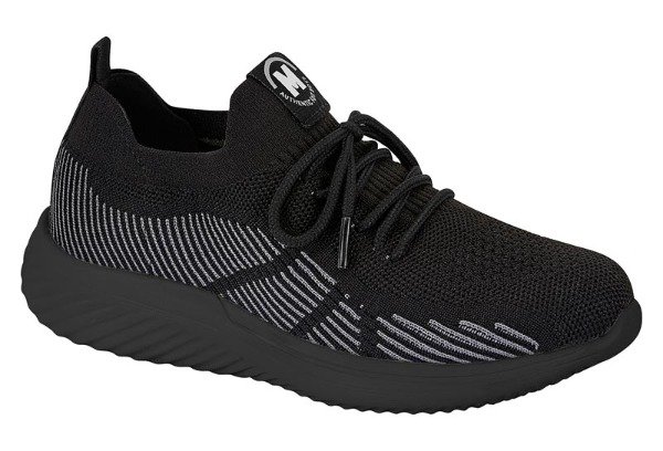 Producto - ZAPATILLA MOLEKINHO NEGRA ELASTICA SUELA NEGRA/SUELA BLANCA