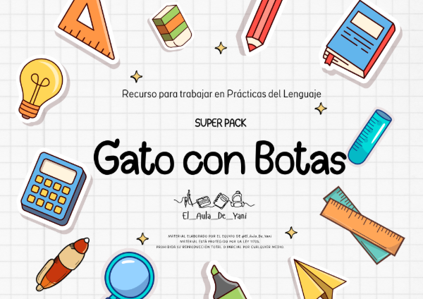 Producto - SUPER PACK INTERACTIVO: El Gato con Botas (Especial 3er Grado)