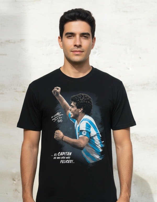 Producto - Remera Diego Maradona capitan seleccion Argentina