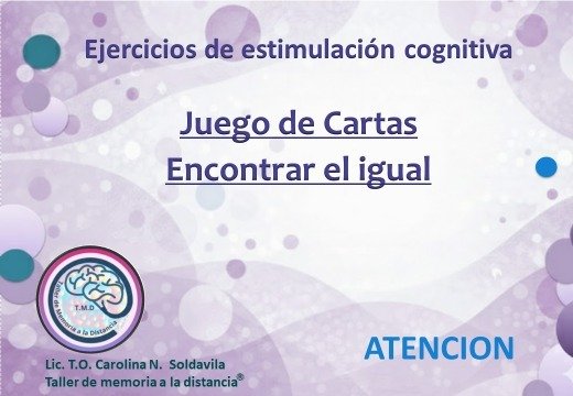 Producto - A- 001.- Juego de cartas- Encontrar el igual