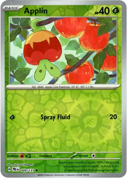 Producto - Applin - 009/131 - Prismatic Evolutions - Reverse Holo