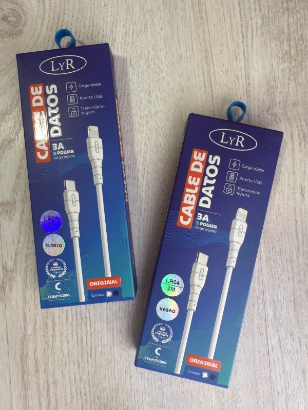 Producto - CABLE LYR 2 METROS - TIPO C A LIGHTNING