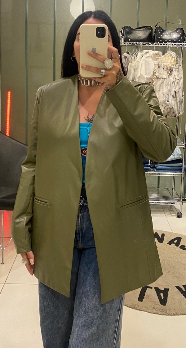 Producto - Tapado verde aceituna