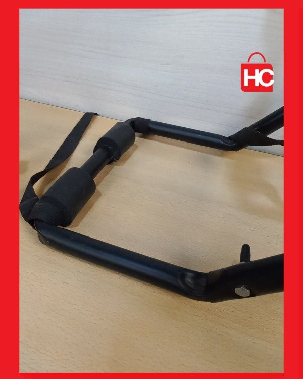 Producto - Portabicicletas trasero universal para auto / baúl (Plegable y con protectores) - 2