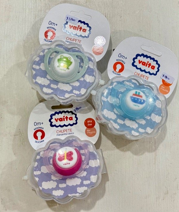 Producto - Chupete Vaita Clásico 0m Tetina Redonda