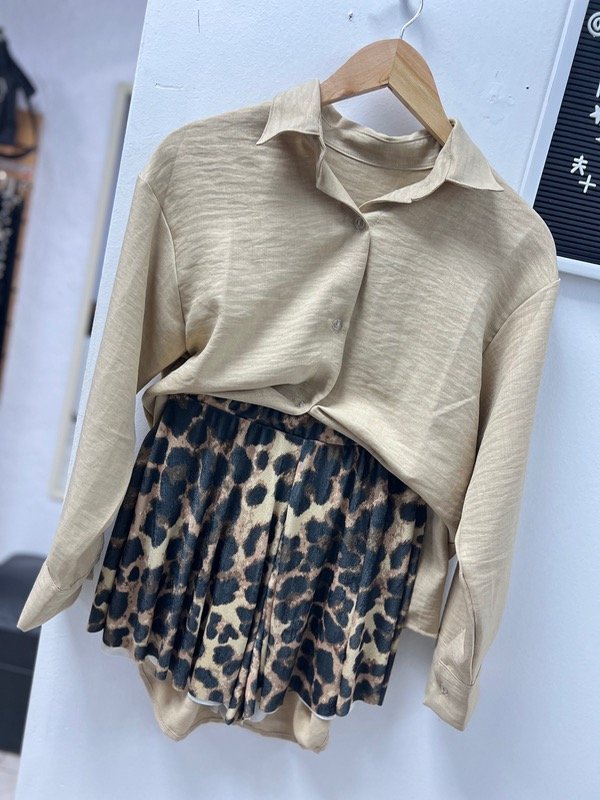 Producto - Camisa Larga Cey Beige