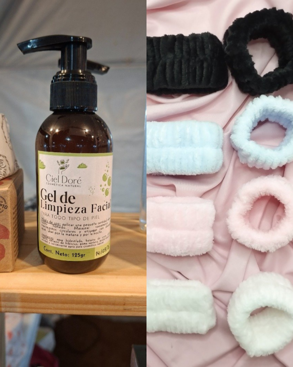 Producto - Combo: Gel de Limpieza Facial + 1 par de Muñequeras