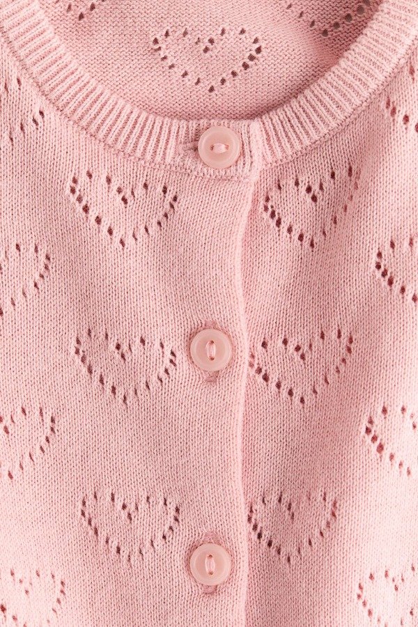 Producto - Cárdigan HyM rosa corazones - 1
