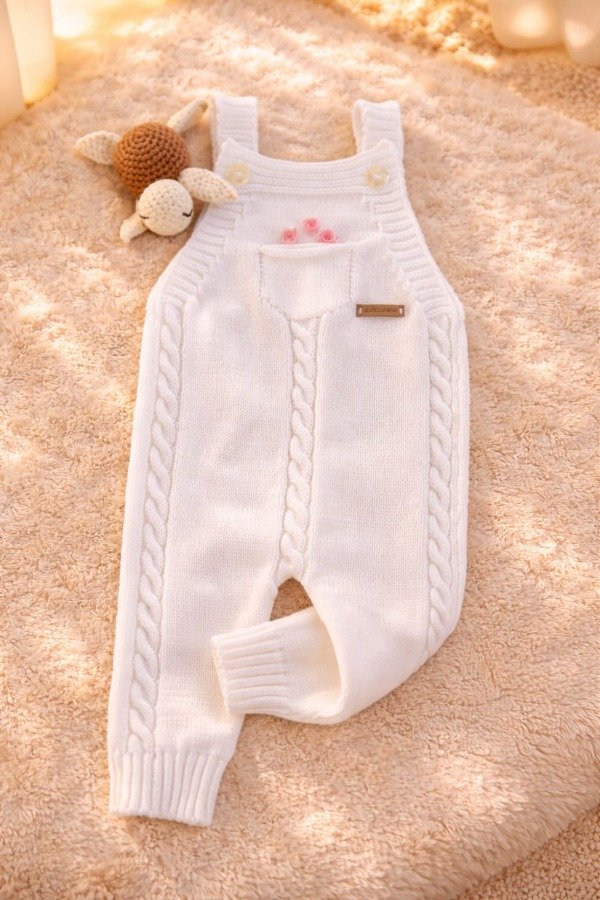 Producto - JARDINERO BOLSILLO Y FLORES BLANCO