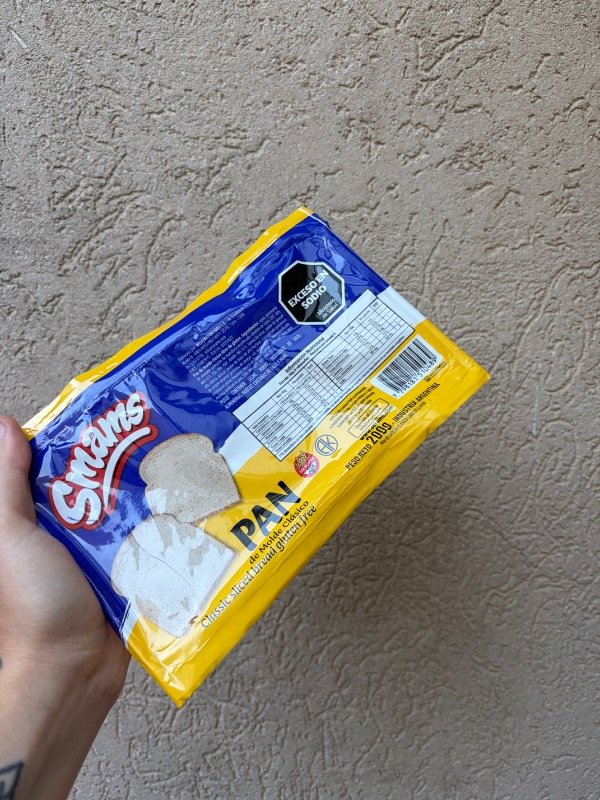 Producto - Pan de molde smams