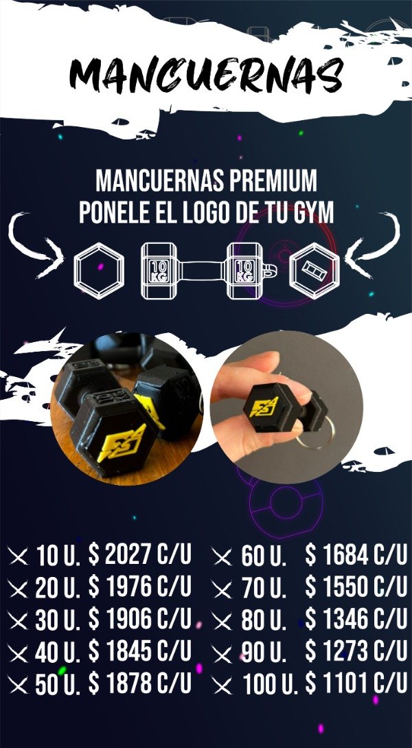 Producto - MANCUERNA PREMIUM (Personalizada)