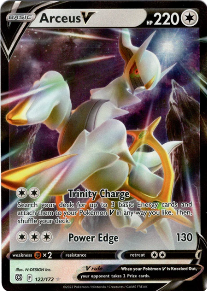 Producto - Arceus V - 122/172 - Brilliant Stars - Holo