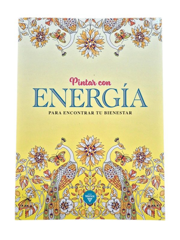 Producto - Libro P/Adultos Vértice "Pintar con Energía" 20x27cm 24 págs (6393)