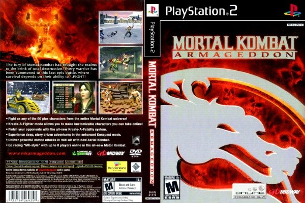 Producto - Mortal Kombat Armageddon PS2