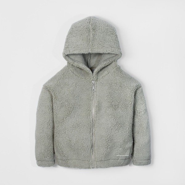 Producto - Campera Corderito verde seco (1, 3 y 4 años)