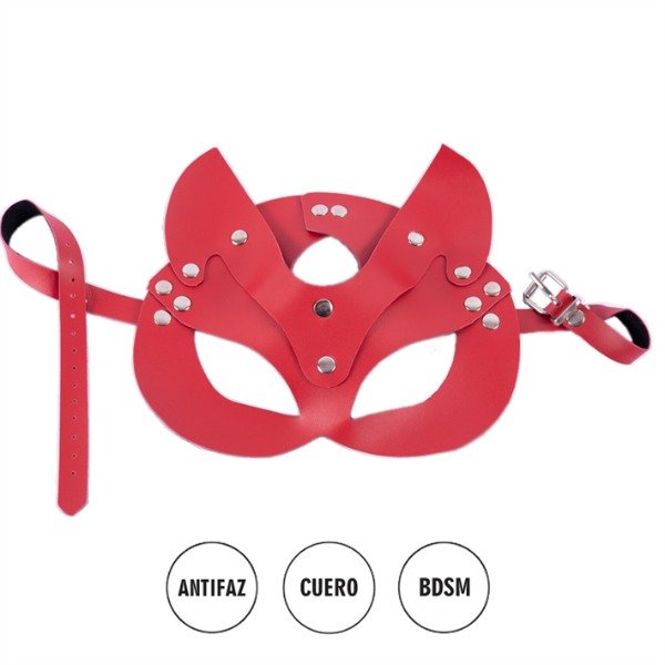 Producto - Mascara roja con orejas roja