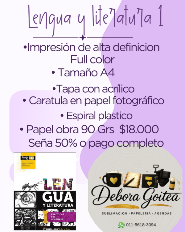 Producto - Literatura 1 , 2 , 3