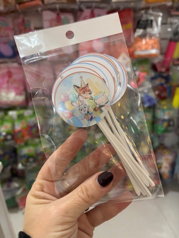 Producto - Toppers x 12u Zootopia