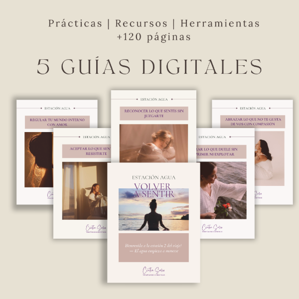 Producto - Volvé a habitar tu mundo emocional - Pack 5 Guías Digitales Esenciales