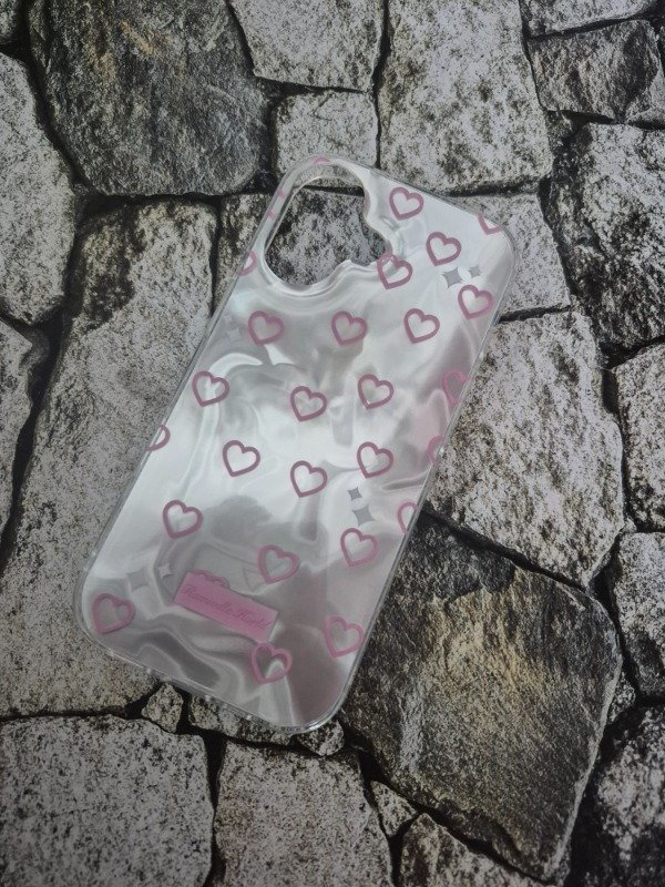 Producto - Funda tpu Holo Iphone 17 corazón