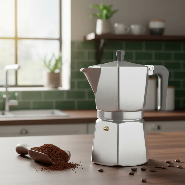 Producto - Cafetera Italiana Pezzetti 1 Taza Aluminio Pentaexpress