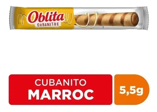 Producto - OBLITA CUBANITOS SABOR MARROC 5,5 GRS