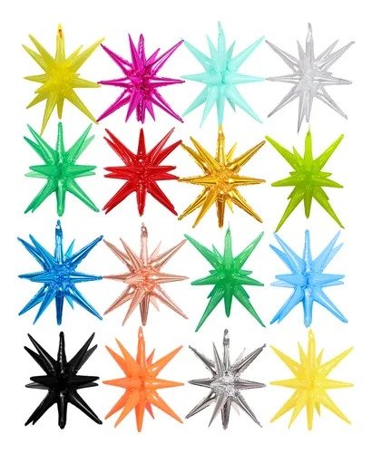 Producto - GLOBO METALIZADO 14 PUNTAS 22 PULGADAS