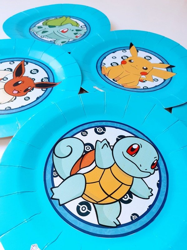 Producto - Pokemon Plato Descartables X 5 Unidades - 1