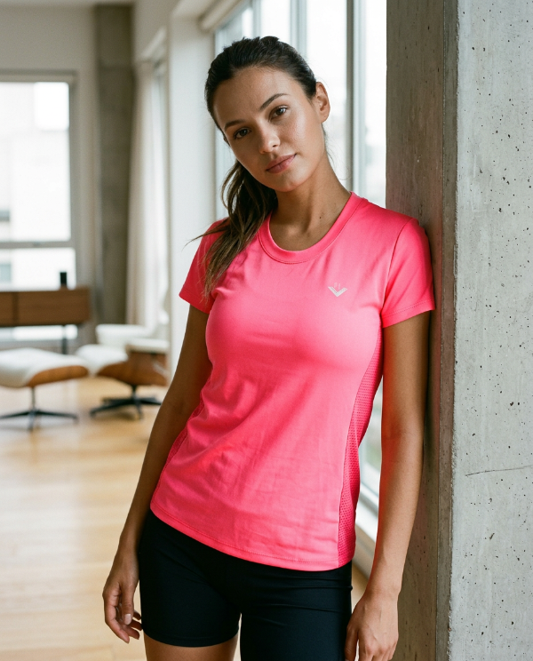 Producto - REMERA NINA ROSA FLÚOR - 0