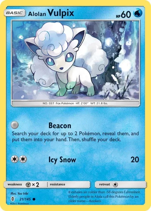 Producto - Alolan Vulpix - 21/145 - Guardians Rising